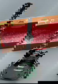 Gibson Les Paul Electric Guitar Miniature Replica Display Stand & Box Included