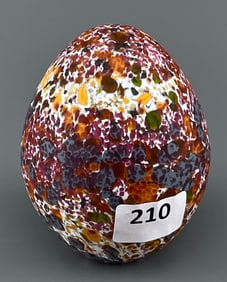 Vintage Italian Art Glass Easter Egg