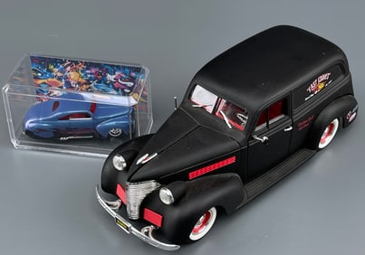 Jada Toys Chevrolet Coupe Diecast Fast Eddies Decal & Tail Dragger Tuned Hot Wheels in Acrylic