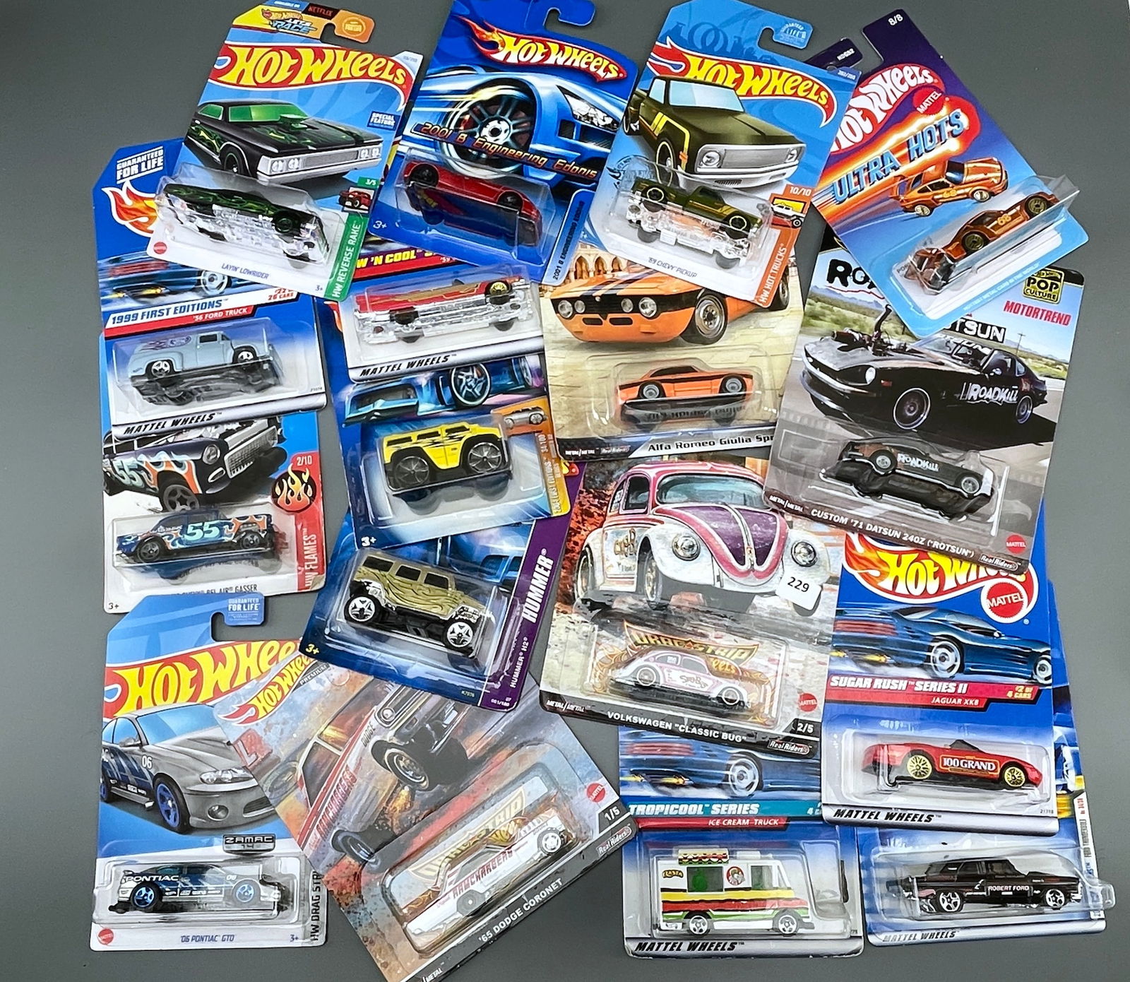 Collection Unopened Mattel Hot Wheel Diecast Cars 17 Count: Collection Unopened Mattel Hot Wheel Diecast Cars 17 Count