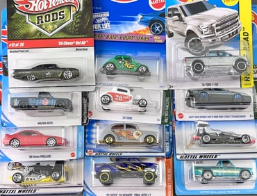 Lot of 12 Unused Unopened Mattel Hot Wheels Miniature Car Models