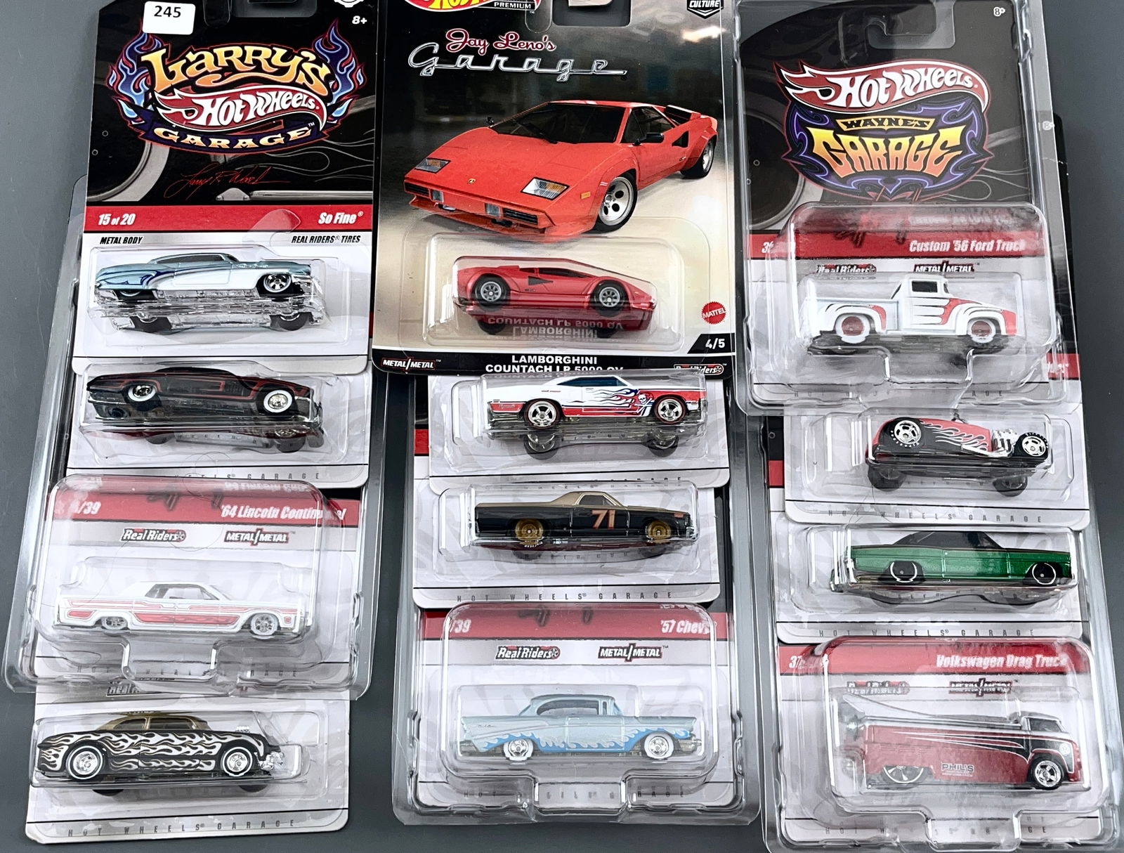 Jay Leno Garage Wayne’s Garage Phil’s Garage Lot of 12 Hot Wheels Cars in Sealed Packages (1 of 4)