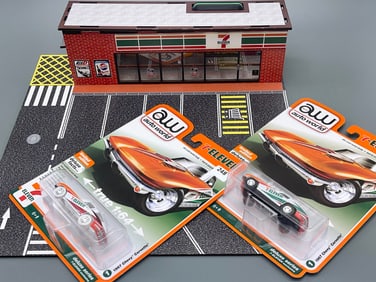 7-Eleven Station and 2 Cars by Auto World