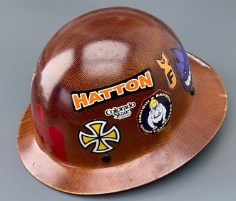 MSA Construction Helmet Fiberglass Full Brim Hard Hat