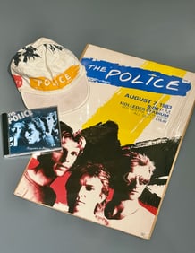 The Police Rock Concert Poster and Memorabilia August 7, 1983 Holleder Stadium Rochester New York