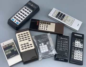 Lot of Vintage Remote Controls for Parts