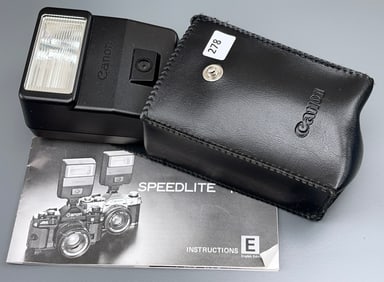 Canon Speedlite 155A Camera Flash Made In Japan