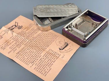 1927 Rolls Razor Shaving Blade Sharpener The Traveler Sheffield Steel London England