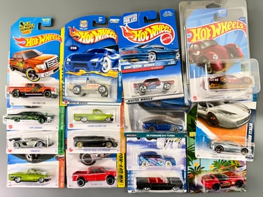 Lot of 15 Collectable Mattel Hot Wheels Model Cars in Original Packages