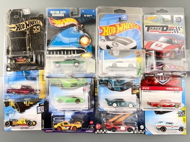 Miniature Cars Hot Wheels Collection of 12 Mattel Unopened Sealed Packages