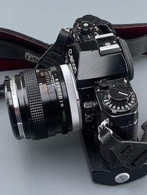 Canon A-1 1,4/50 mm FD Lens A-2 Power Winder Vintage 35mm Film Camera