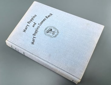 Mary Poppins and Mary Poppins Comes Back Vintage Mid Century Children Book