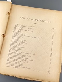 The Bible Story Antique Book for Children Beautiful Illustrations