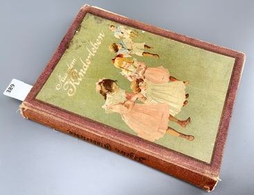 Aus Lem Kinderleben Antique Children Book German Language Chromolithographic Illustrations Worth
