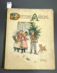Antique Illustrated Book for Children Dutton's Annual 1889 E. P. Dutton & Co New York