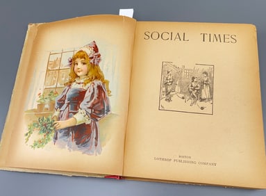 Social Time Antique Story Book for Children