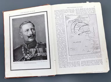 World War I Willis J Abbot The Nations at War Antique History Book