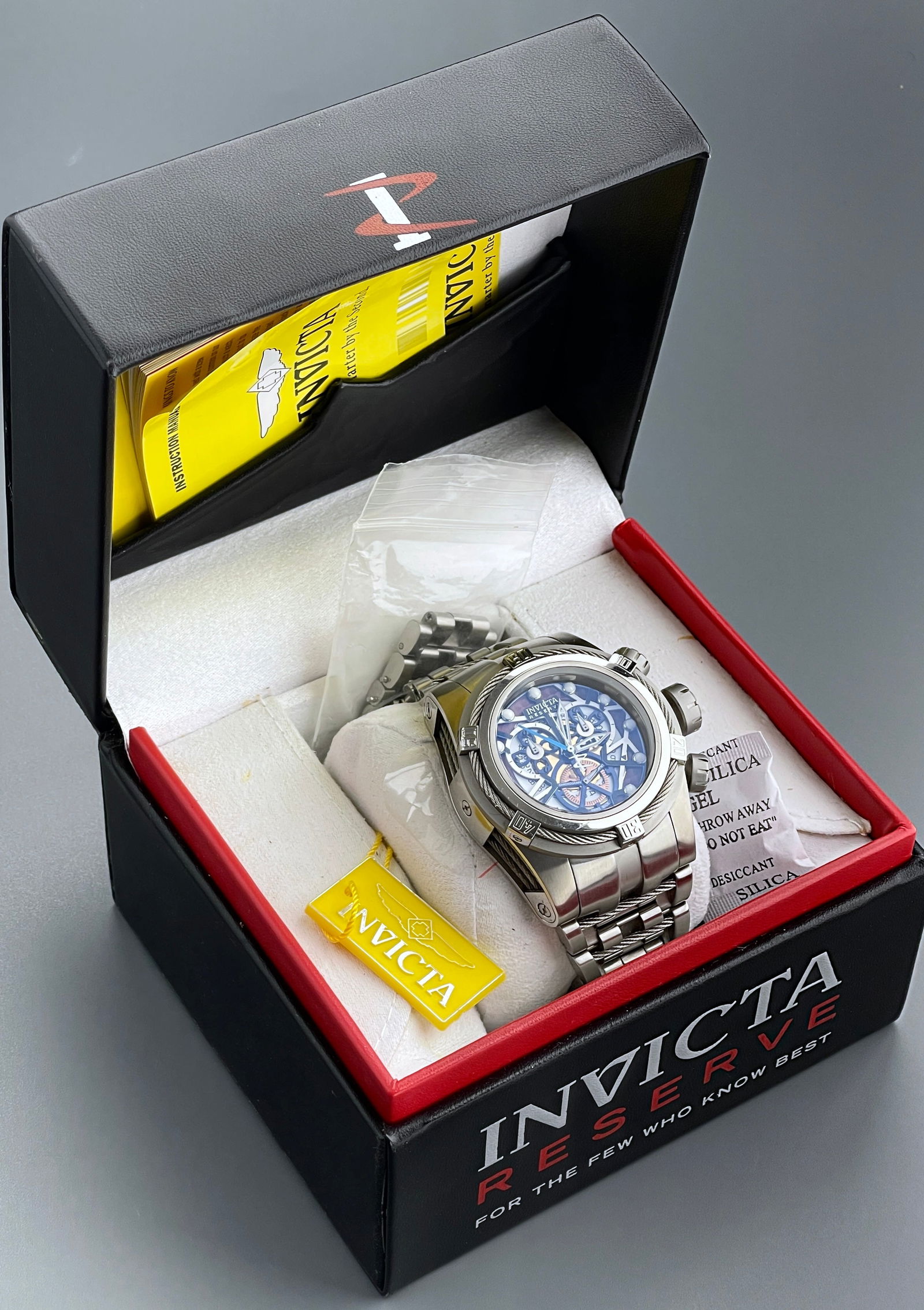 Invicta Bolt Chronograph Perforated Dial Stainless Steel Men?s Watch Model 13748: Invicta Bolt Chronograph Perforated Dial Stainless Steel Men?s Watch Model 13748