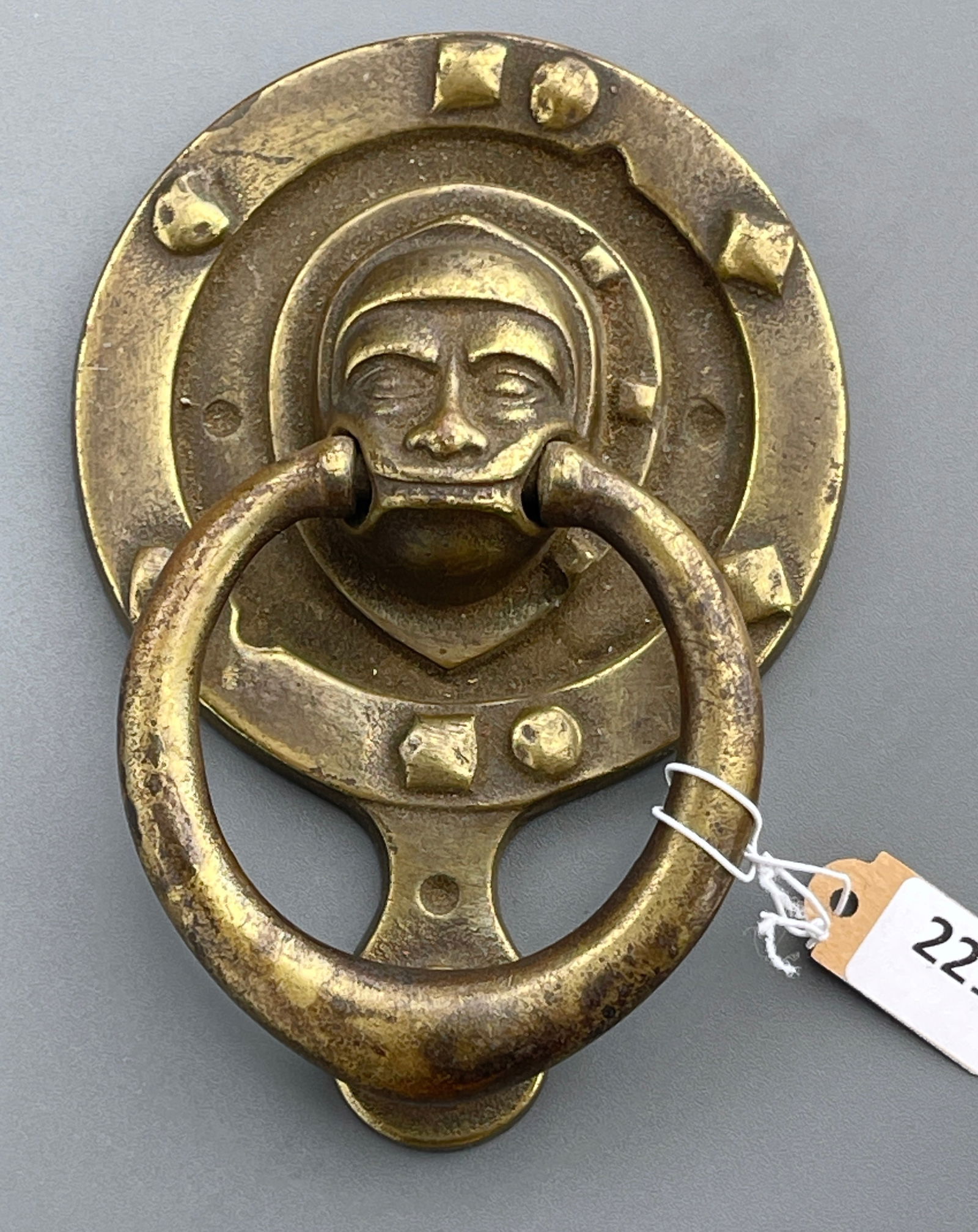 Oxford University Brazen Nose Smaller Copy of 12th Century Historical Medieval Monk Face Door (1 of 6)