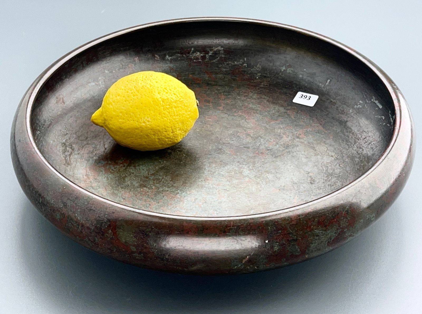 Japanese Bronze Round Suiban Bowl Bonsai Pot (1 of 5)