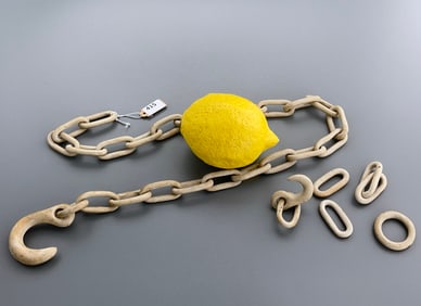 Oriental Novelty Ceramic Chain with Hook Plus Extra Hook & Links for Restoration