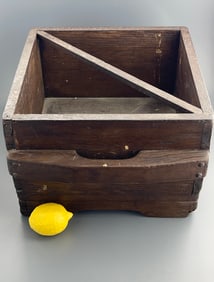 Large Oriental Iron & Wood Storage Container