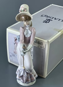 Dulce Paseo Garden Song 7618 Lladro Porcelain Retired Figurine