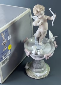 Lladro Fountain of Love Porcelain Statue #6458 Fuente del Amor Valencia Spain