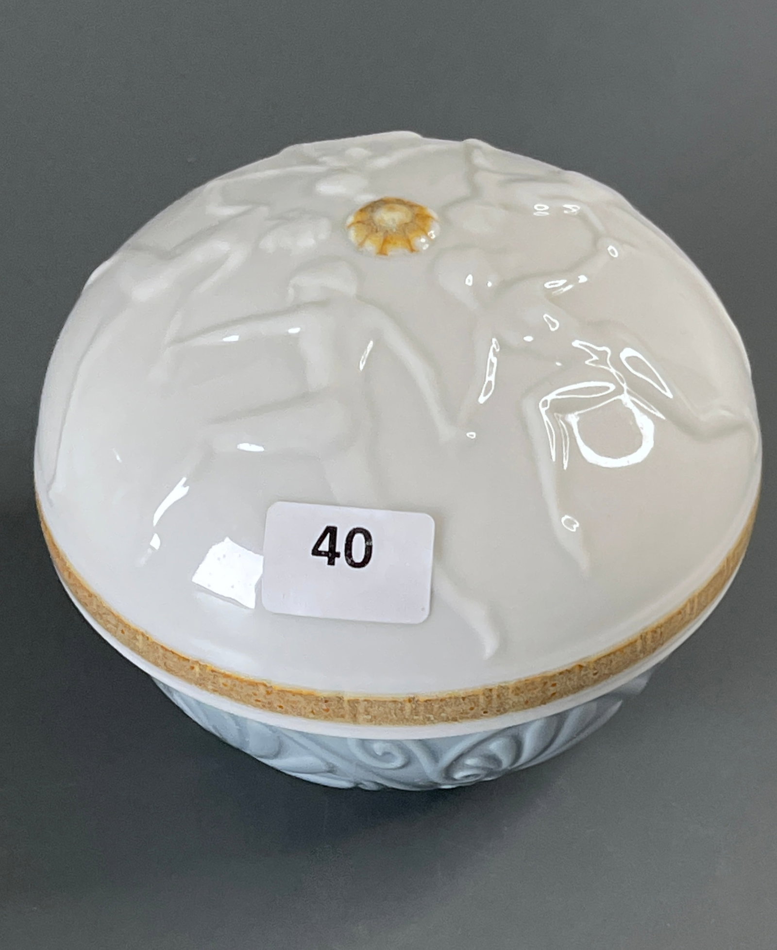 Lladro Greek Dancers Jewelry Box 7705 Year Issued 2004 Danzas Griegas Joyero Porcelain Jewelry Case (1 of 4)