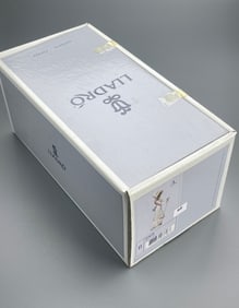 Retired Lladro Porcelain Figurine SKU # 7618 Garden Song Never Been Out Its Original Box