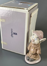 Dopey Disney Dwarves Figurine Statue 07534 Snow White Characters by Lladro