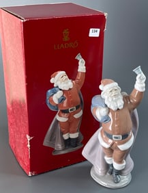 Jolly Santa 06500 Llega Papa Noel Sculptor Juan Huerta Year Issued 1997 Year Retired 1998 Finish