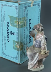 Lladro Japonesa Serenidad No. 5.327 Brillo Sculptor Salvador Debon Year Issued 1985