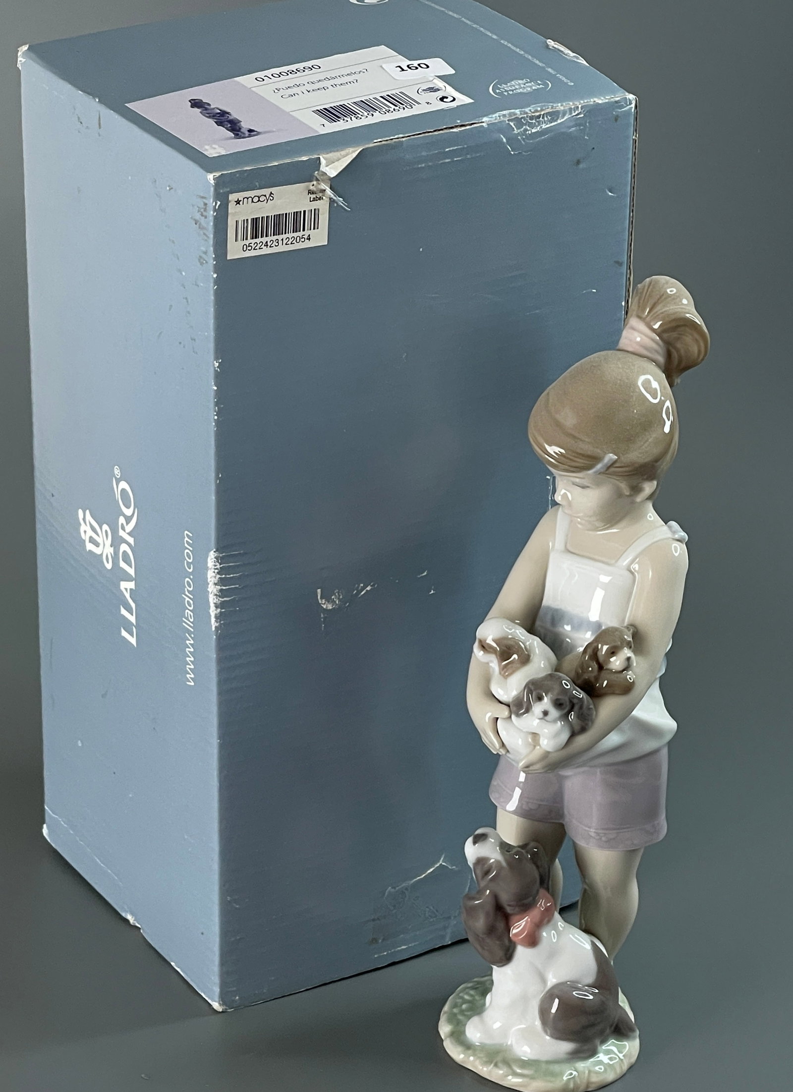 Lladro Can I Keep Them? Item #01008690 Spanish Name Puedo Quedarmelos Sculptor Juan Ignacio Aliena: Lladro Can I Keep Them? Item #01008690 Spanish Name Puedo Quedarmelos Sculptor Juan Ignacio Aliena Year Issued 2013 Year Retired 2013