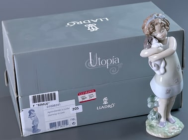 Lladro Learning to Care 8241 Figurine Issued in 2006 Sculpted by Jose Santaeulalia