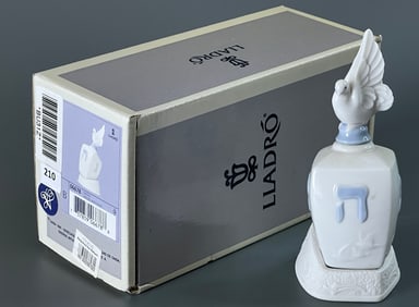 Dreidel with Dove 06678 JUDAIC Lladro Porcelain Made in Spain