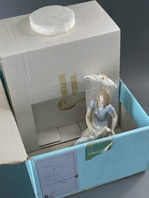 Lladro Picture Perfect 7612 Girl with Parasol Porcelain Figurine