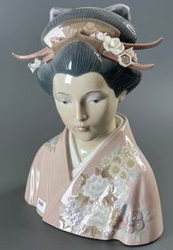 Lladro 1488 Lady of the East Large Geisha Bust Figurine The lowest sales price was $680