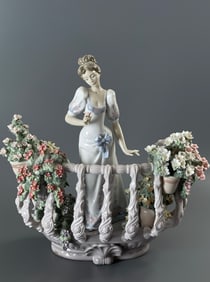 Impressive Lladro Centrepiece Far Away Thoughts 01798 Large Sculpture The Highest Sale Price was
