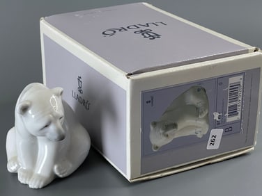 Polar Bear 1209 Lladro Osito Sentado Blanco
