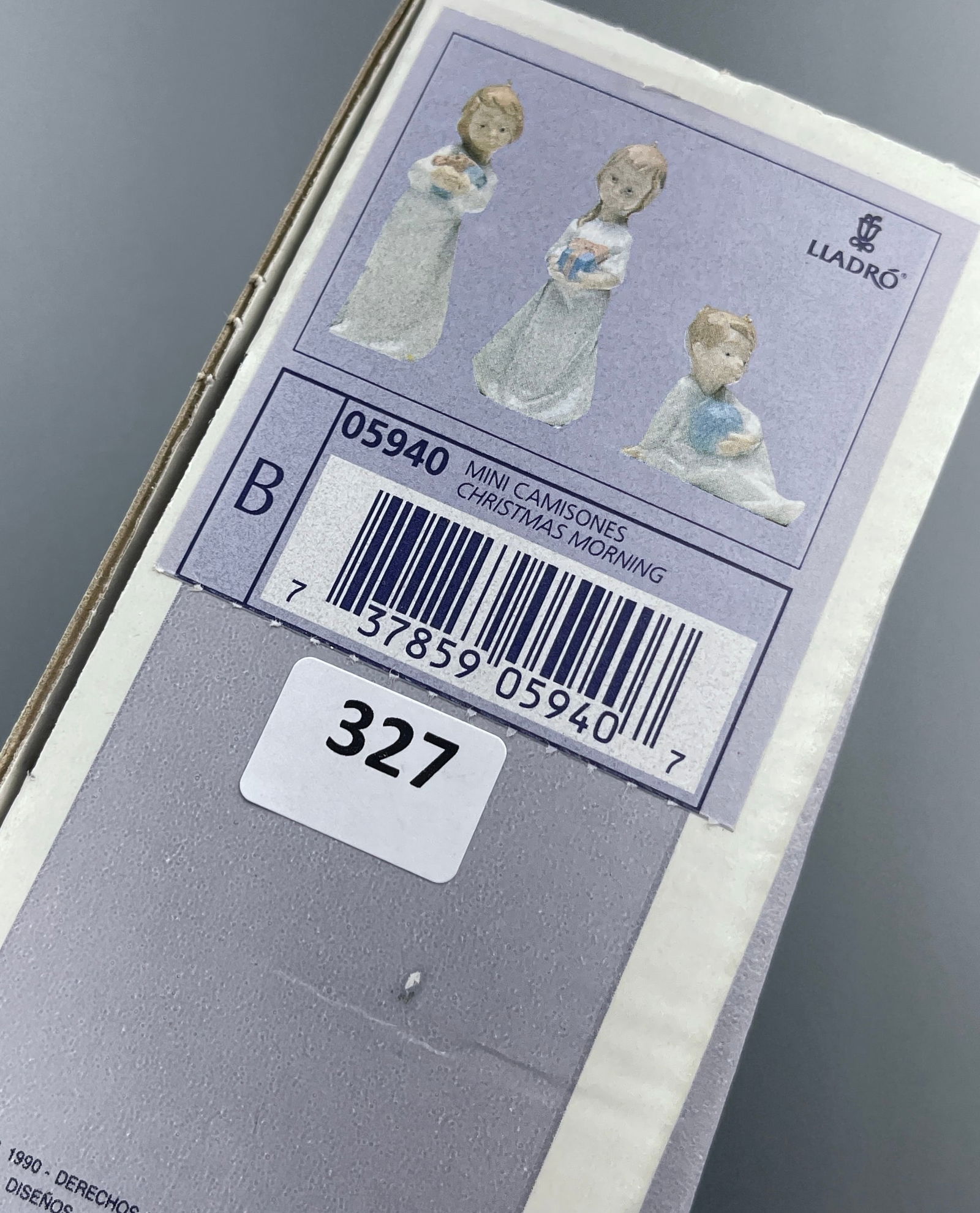 Christmas Morning Set of 3 Miniature Hanging Ornaments Boxed Holiday Collection by Lladro Porcelain: Christmas Morning Set of 3 Miniature Hanging Ornaments Boxed Holiday Collection by Lladro Porcelain Spain SKU # 05940