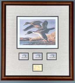 First of State 1991 New Mexico Duck Governors Edition Print Signed Rob Steiner Limited Edition