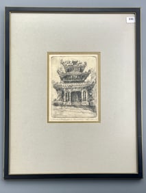 Chinese Telephone Exchange San Francisco Chinatown Building Mid Century Architectural Framed