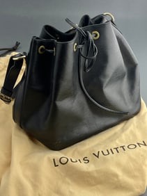 Louis Vuitton Vintage Black Epi Noe Handbag Shoulder Strap