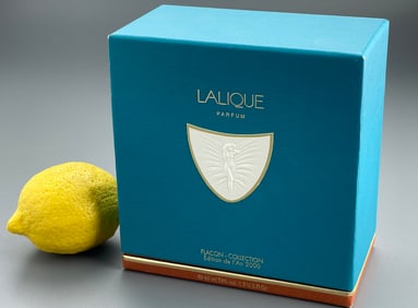 Lalique Crystal Perfume Bottle Sylphide 2000 40 ml Extrait de Parfum Limited Edition Flacon