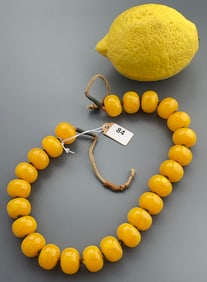 African Trade Beads Necklace