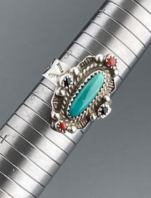 Vintage Navajo Native American Silver Craft Ring Purchased in 1960-s