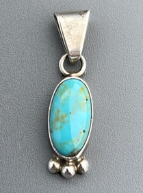 Turquoise Sterling Pendant