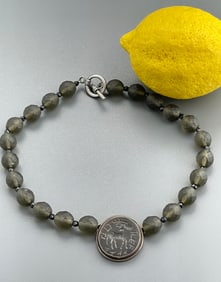 Interesting Scavo Faceted Bid Ancient Roman Style Intaglio Deer Seal Modern Designer Necklaces