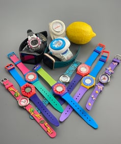 Plastic Quartz Wrist Watches Lot of 14